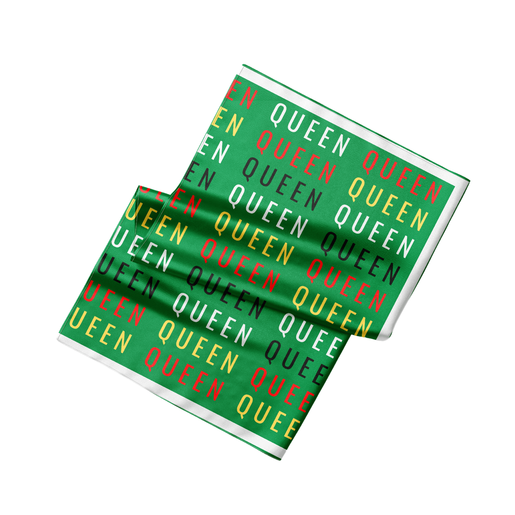 Queen Luxe Scarf - Preppy Green,Scarves, Sassy Jones,