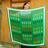 Queen Luxe Scarf - Preppy Green,Scarves, Sassy Jones,