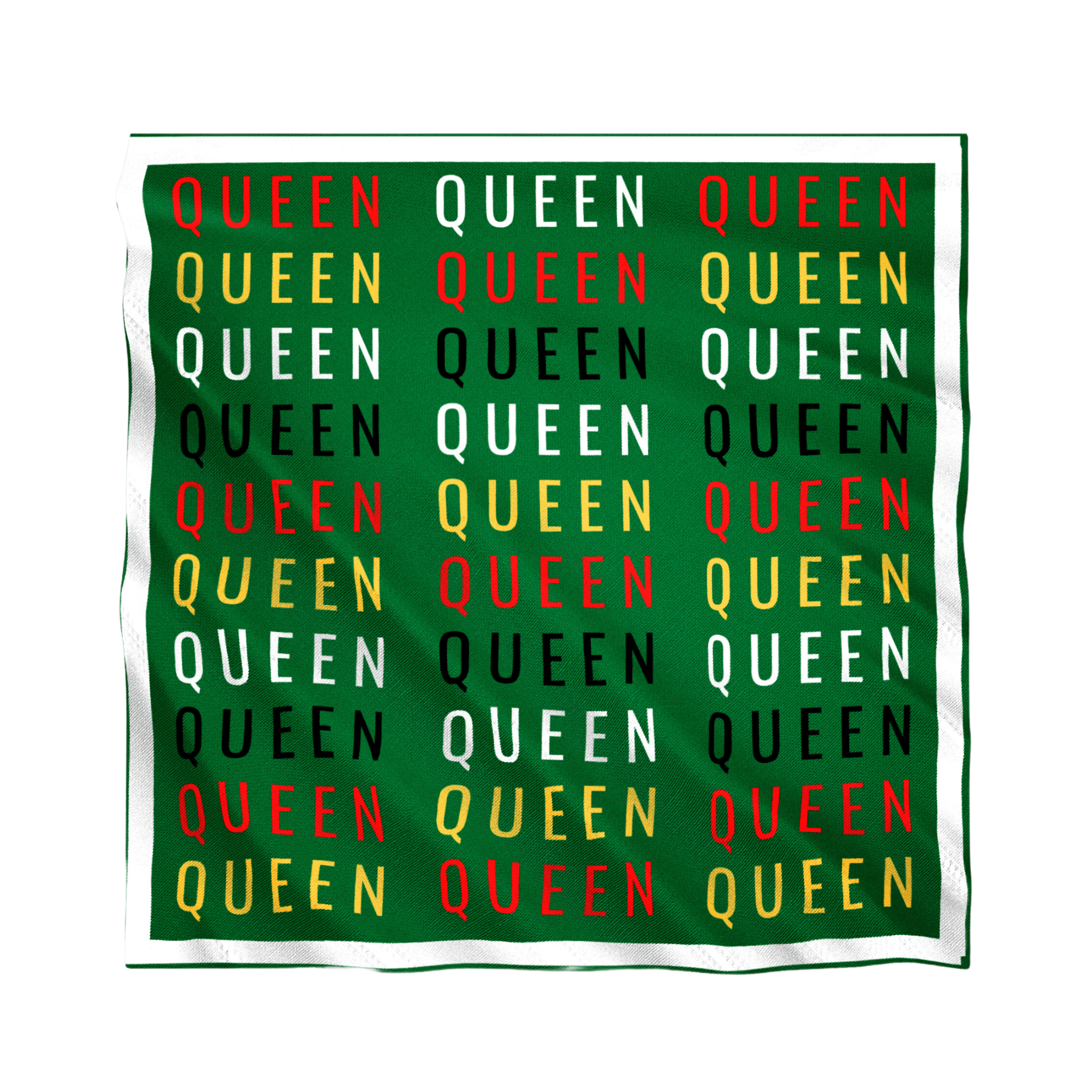 Queen Luxe Scarf - Preppy Green,Scarves, Sassy Jones,