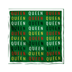 Queen Luxe Scarf - Preppy Green,Scarves, Sassy Jones,