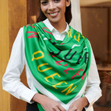 Queen Luxe Scarf - Preppy Green,Scarves, Sassy Jones,