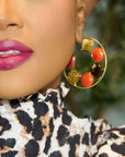 Raimi Gemstone Hoops - Autumn,Earrings, Sassy Jones,