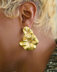 Rosa Dangles - Gold,Earrings, Sassy Jones,