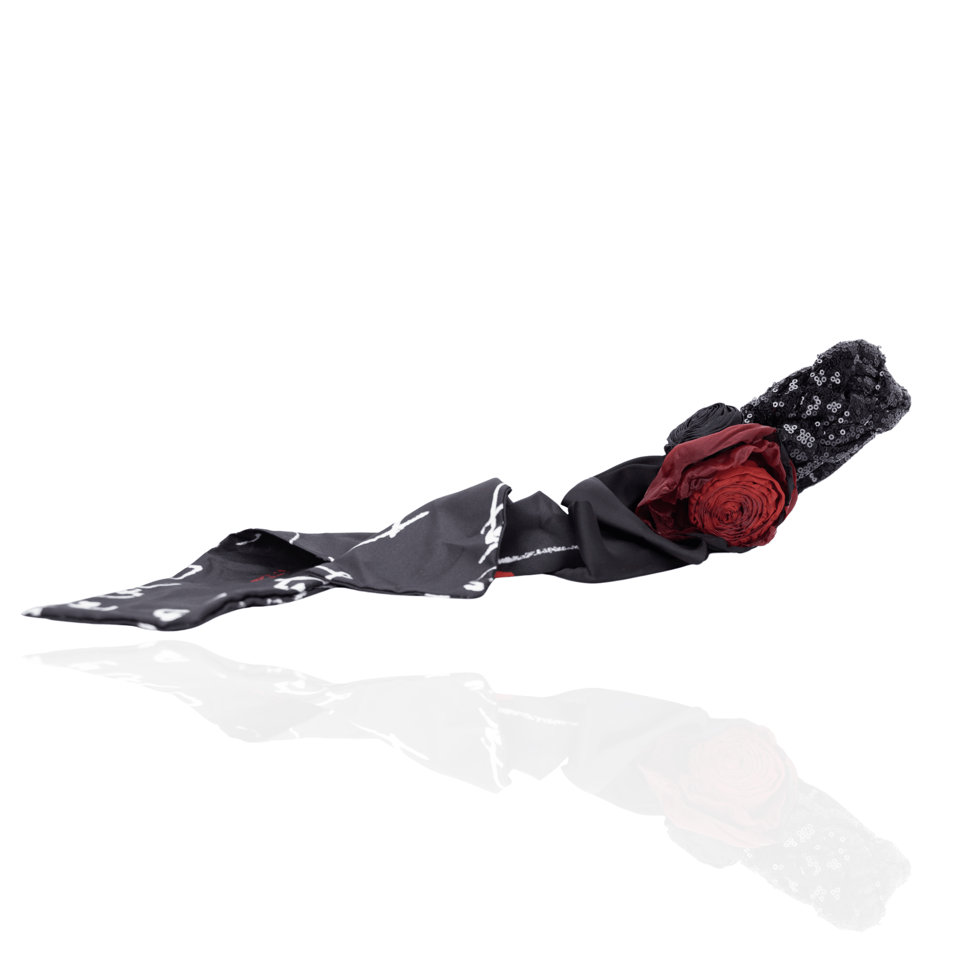 Rosalie Sequin Headband - Black,Headbands, Sassy Jones,