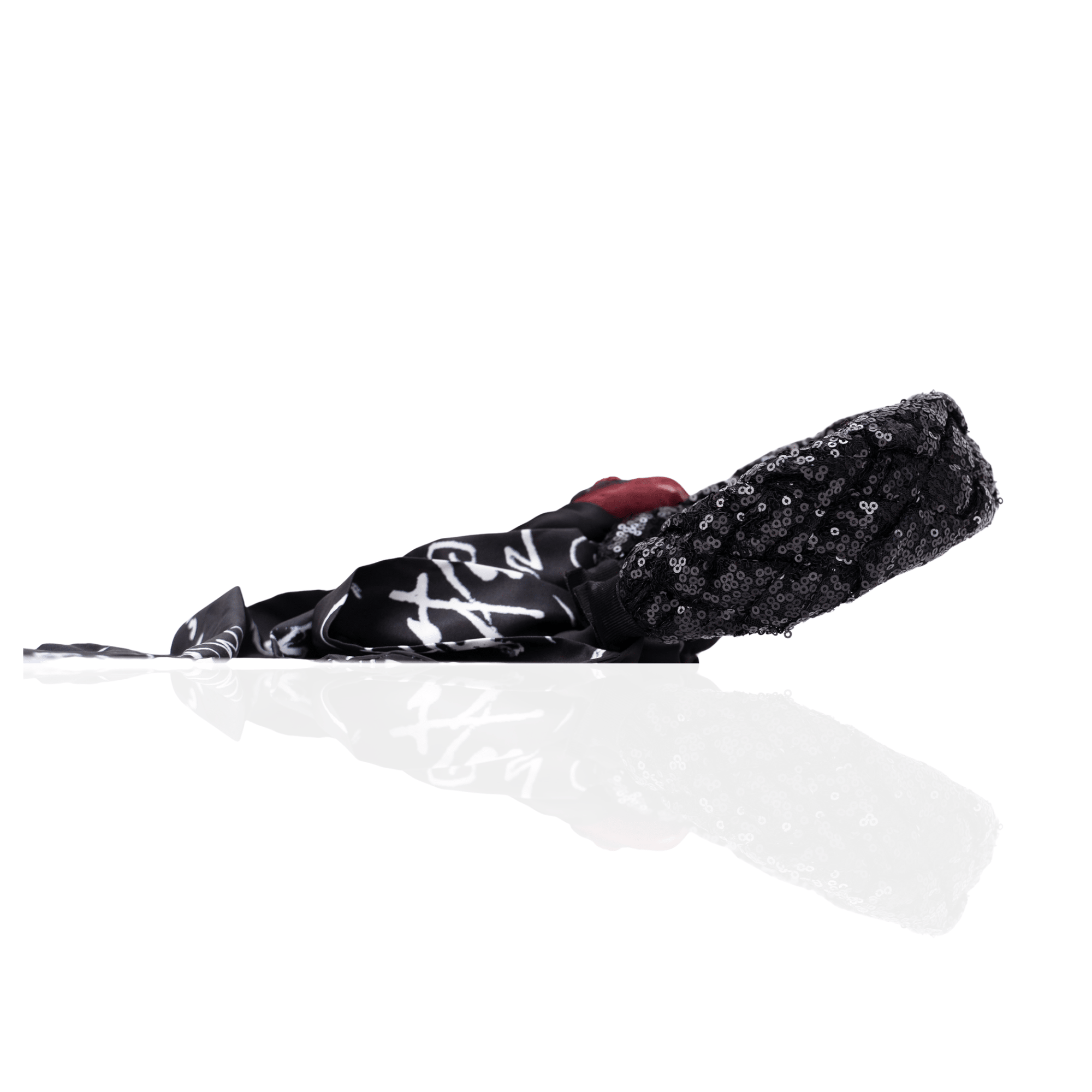 Rosalie Sequin Headband - Black,Headbands, Sassy Jones,