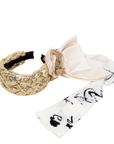 Rosalie Sequin Headband - Gold,Headbands, Sassy Jones,