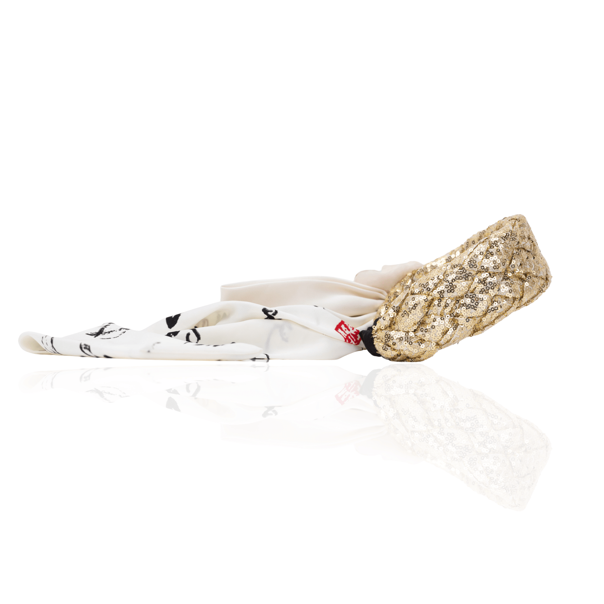 Rosalie Sequin Headband - Gold,Headbands, Sassy Jones,