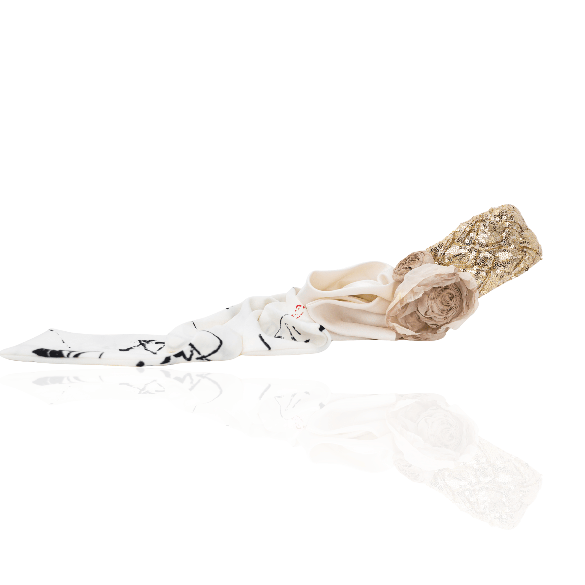 Rosalie Sequin Headband - Gold,Headbands, Sassy Jones,