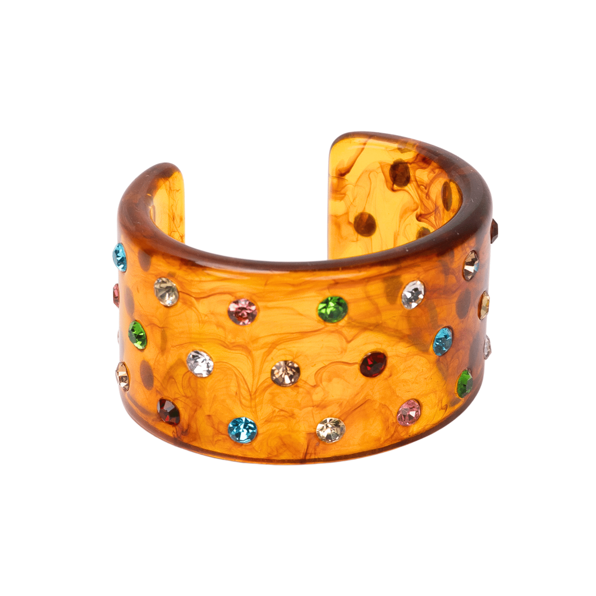 Roxie Caramel Confetti Cuff,Bracelets, Sassy Jones,