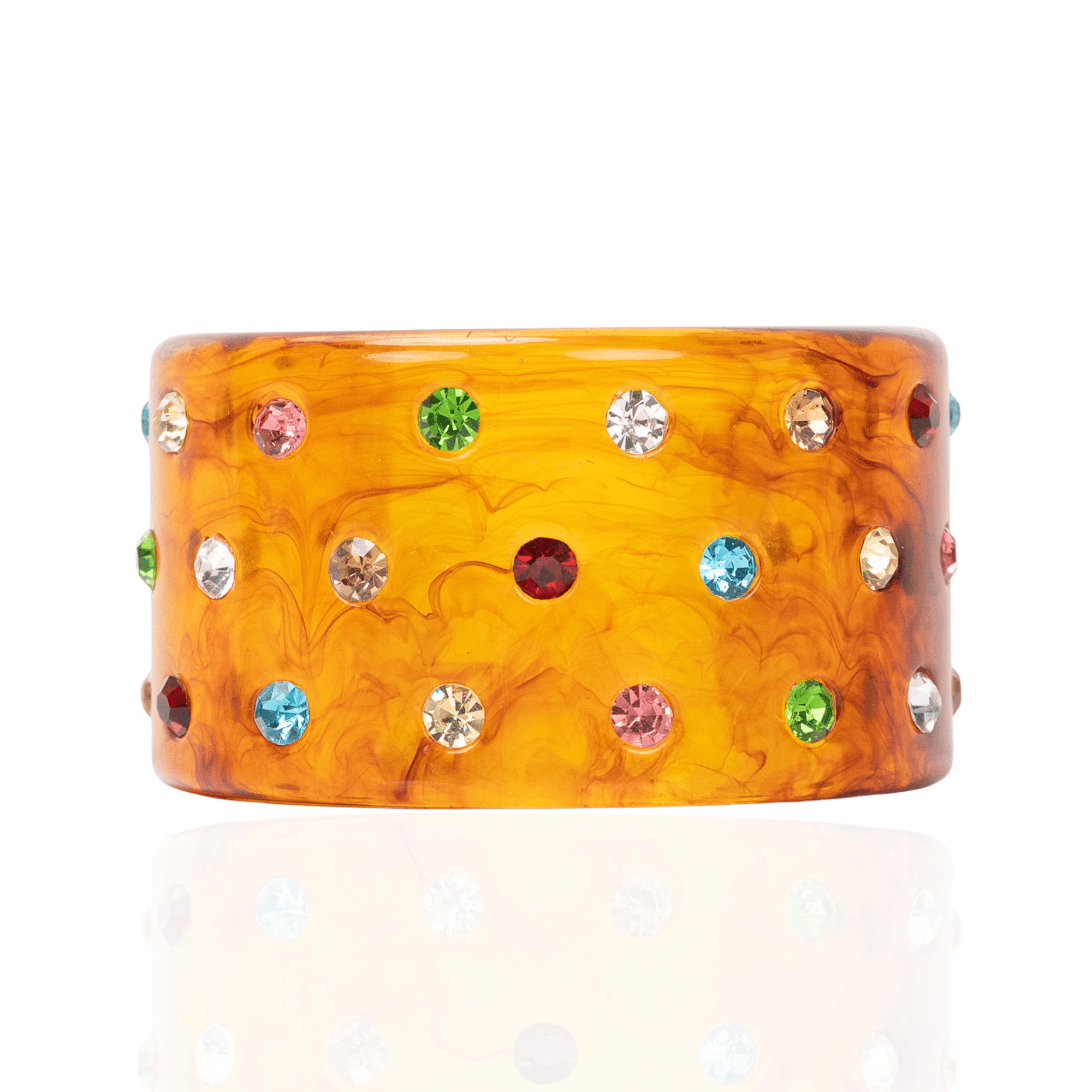 Roxie Caramel Confetti Cuff,Bracelets, Sassy Jones,
