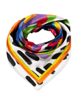 Samba Giraffe Luxe Scarf 33” X 33”,Scarves, Sassy Jones,