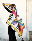 Samba Luxe Scarf - Jabari Giraffe,Scarves, Sassy Jones,