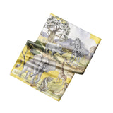 Samba Silk Blend Oversized Scarf - Serengeti