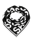 Sassy City Scarf 33" x 33" - Black/White,Scarves, Sassy Jones,