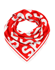 Sassy City Scarf 33" x 33" - Red/White,Scarves, Sassy Jones,