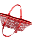 Sassy City Tote - Red/White,Handbags, Sassy Jones,
