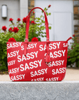 Sassy City Tote - Red/White,Handbags, Sassy Jones,