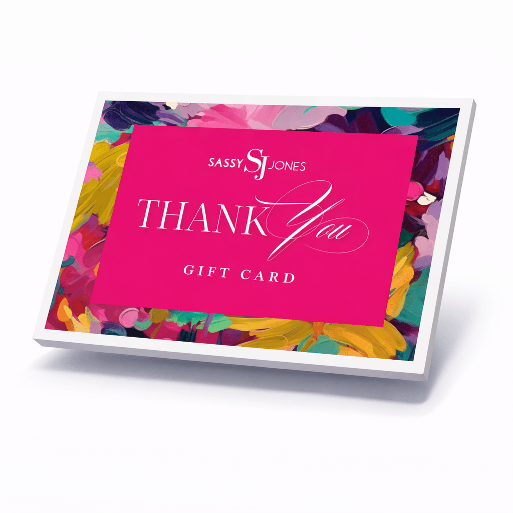 Sassy Jones Thank You Digital Gift Card,Gift Cards, Sassy Jones,