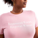 Bold message t-shirt Inspirational women's clothing Soft comfortable slogan tee High-quality women's t-shirt Empowerment apparel for women Statement-making women's shirt Positive message t-shirt Women's movement apparel Inspirational quote clothing