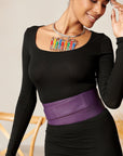 Yaya Leather Wrap Belt - Purple,Belts, Sassy Jones,