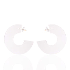 Sierra Hoops - Clear,Earrings, Sassy Jones,