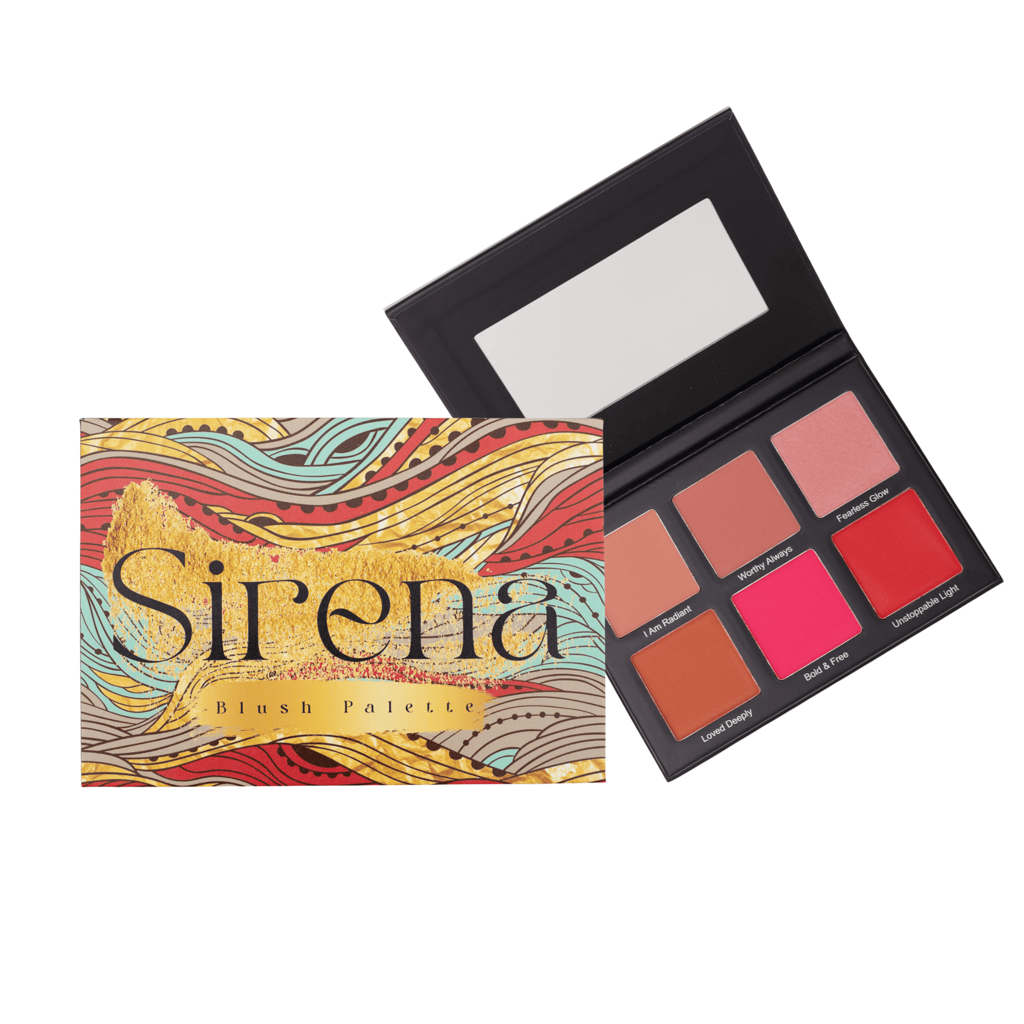 Sirena Blush Palette – Multi Shade Radiant Blush Palette for Glowing Cheeks,Beauty, Sassy Jones,