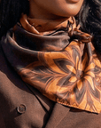 Sistership Luxe Scarf - Chocolate 33" X 33",Scarves, Sassy Jones,
