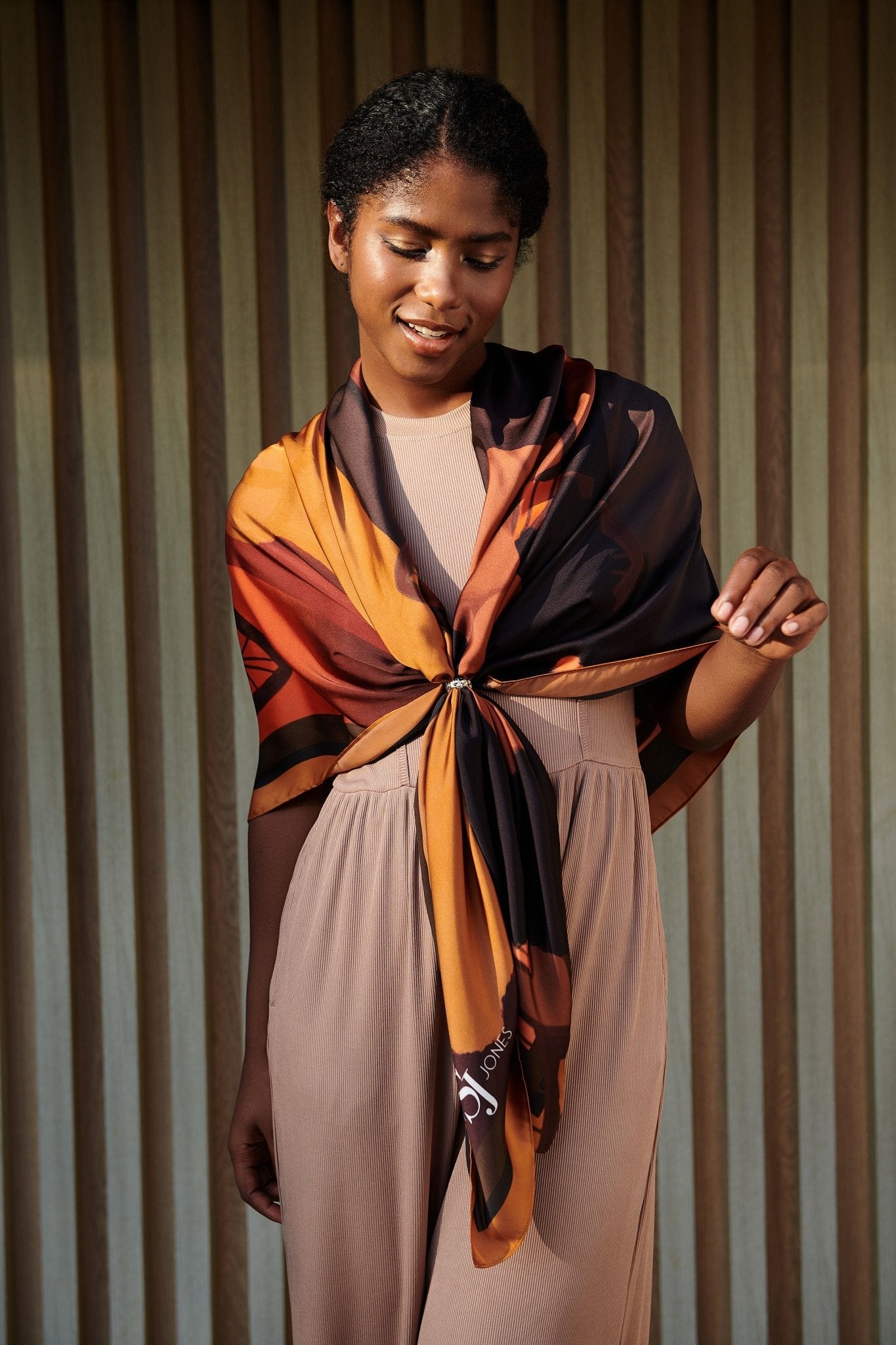 Sistership Luxe Scarf - Chocolate,Scarves, Sassy Jones,