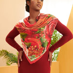 Sistership Luxe Scarf - Crimson,Scarves, Sassy Jones,