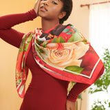 Sistership Luxe Scarf - Crimson,Scarves, Sassy Jones,