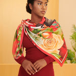 Sistership Luxe Scarf - Crimson,Scarves, Sassy Jones,