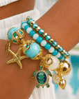 Soleia Sea Turtle 3pc Chunky Stack,Bracelets, Sassy Jones,