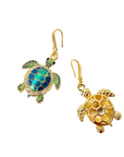 Soleia Sea Turtle Dangles,Earrings, Sassy Jones,