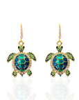 Soleia Sea Turtle Dangles,Earrings, Sassy Jones,