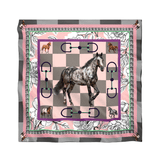 Sugarfoot Luxe Scarf - Heather Gray/Baby Pink,Scarves, Sassy Jones,