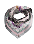 Sugarfoot Luxe Scarf - Heather Gray/Baby Pink,Scarves, Sassy Jones,