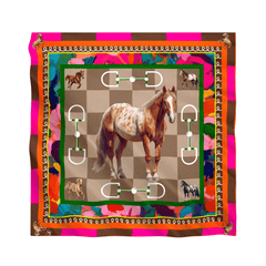 Sugarfoot Luxe Scarf - Pink/Orange,Scarves, Sassy Jones,