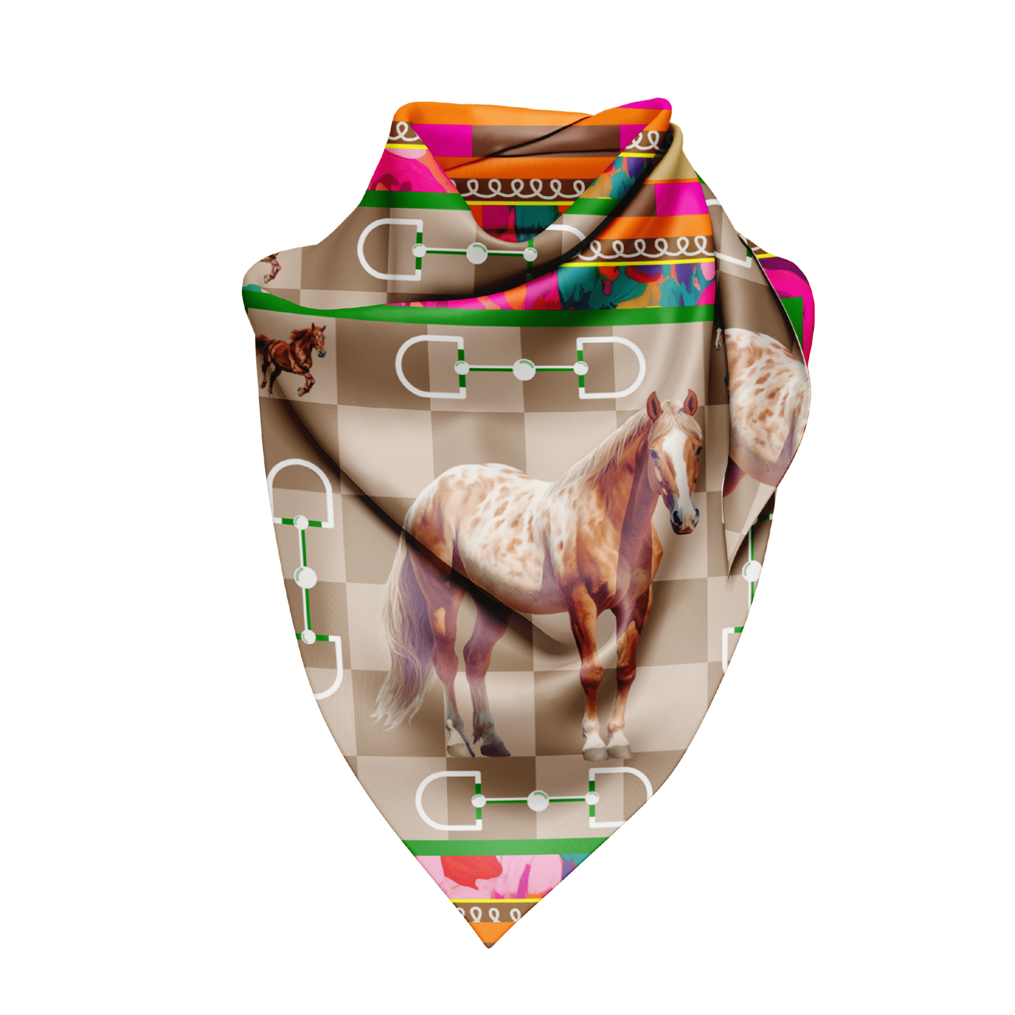 Sugarfoot Luxe Scarf - Pink/Orange,Scarves, Sassy Jones,