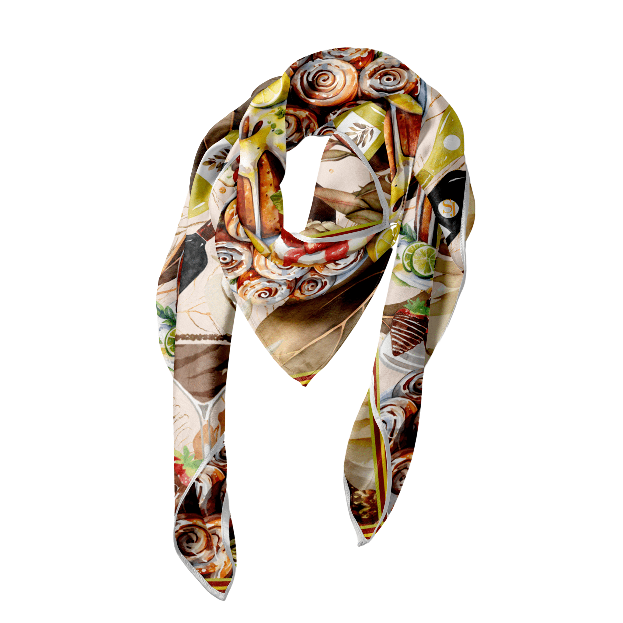 Sunday Brunch Luxe Scarf,Scarves, Sassy Jones,