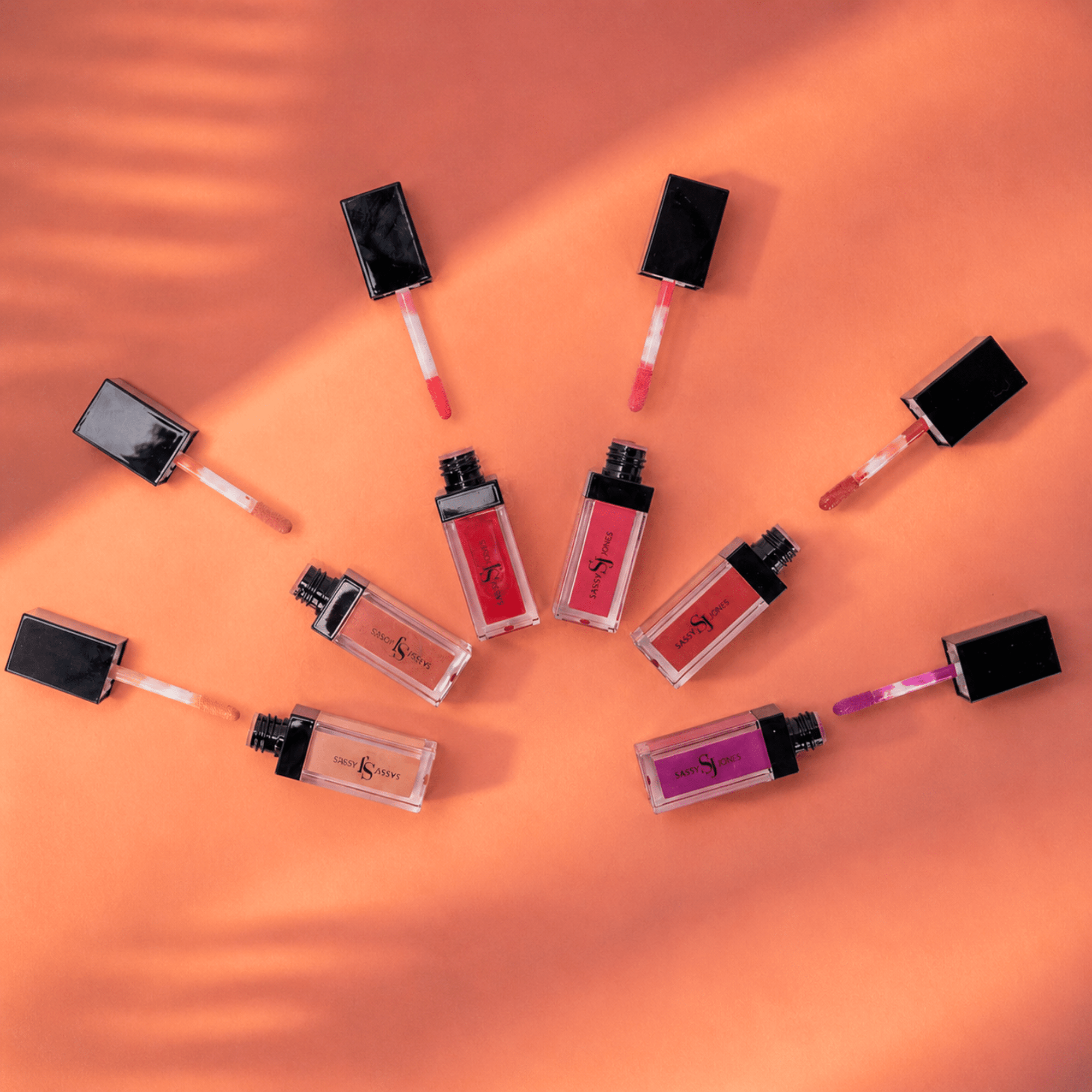 Sunkissed Smooches High Shine 6pc Travel Gloss Gift Set,Beauty, Sassy Jones,