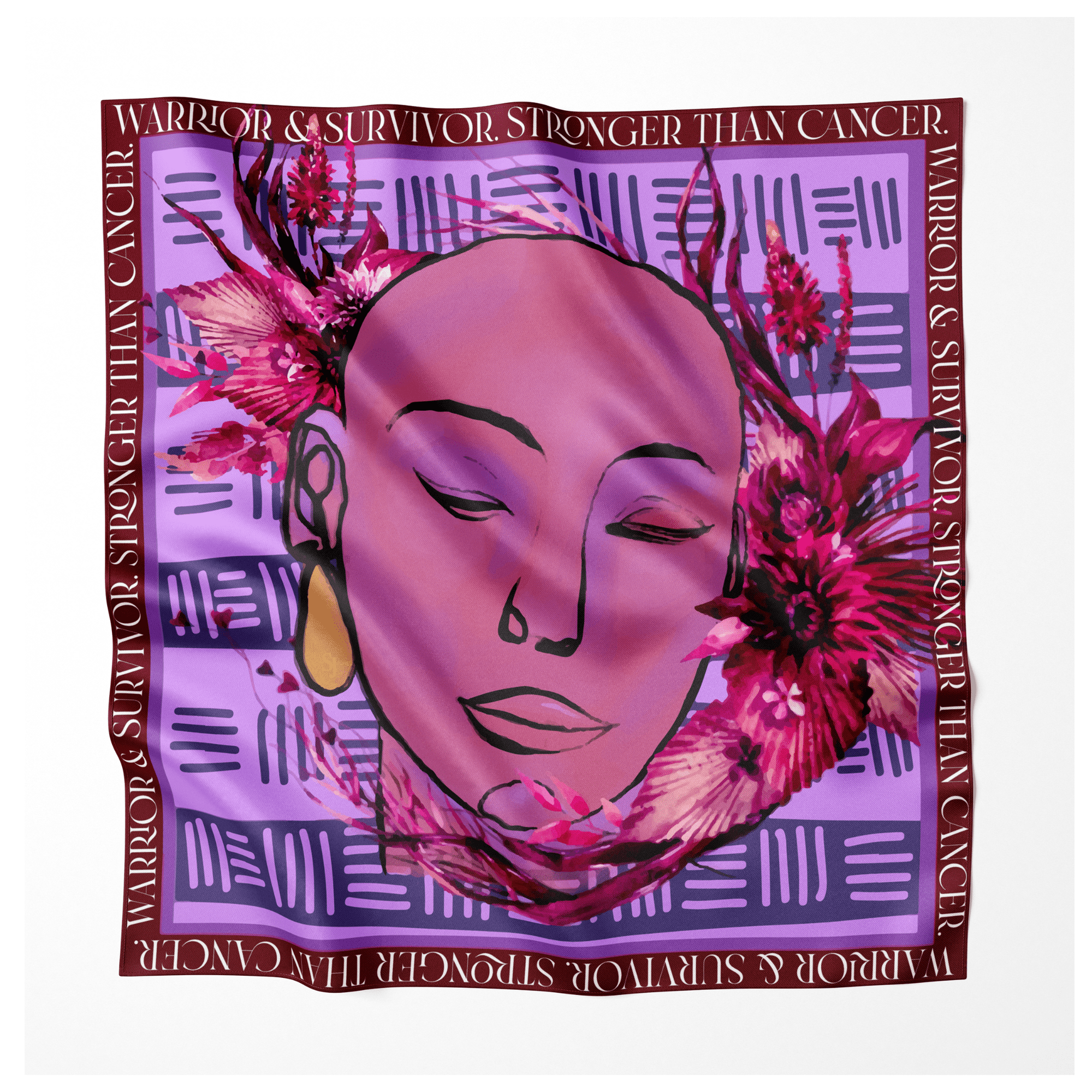 Survivor Luxe Scarf 33" x 33",Scarves, Sassy Jones,