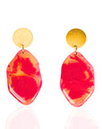 Talia Dangles - Pink/Gold,Earrings, Sassy Jones,