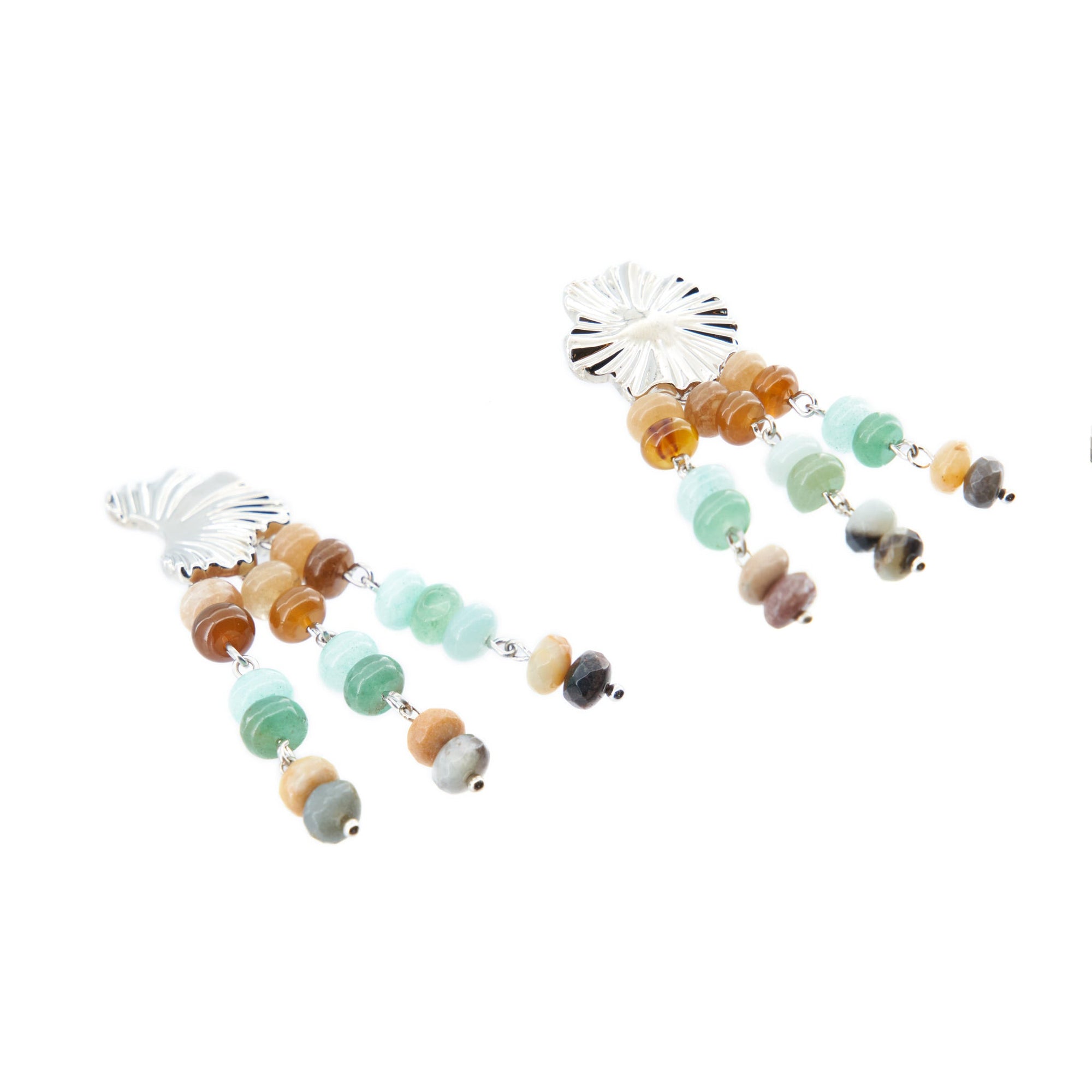 Tezra Dangles - Amazonite,Earrings, Sassy Jones,