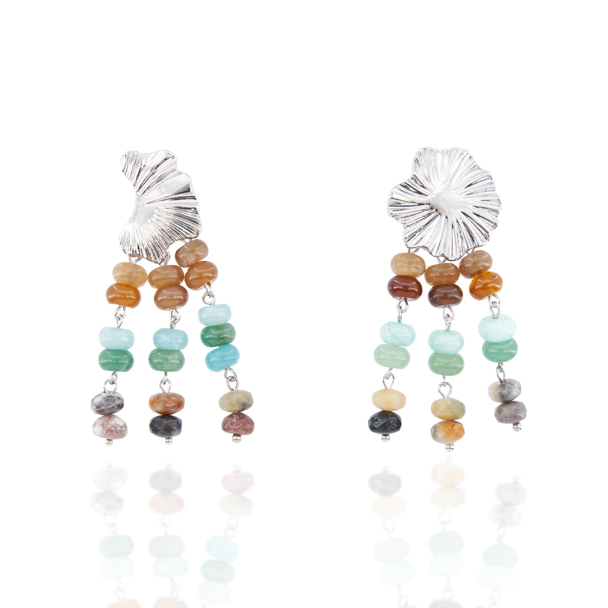 Tezra Dangles - Amazonite,Earrings, Sassy Jones,