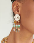 Tezra Dangles - Amazonite,Earrings, Sassy Jones,