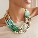 Tezra Necklace - Amazonite Melody