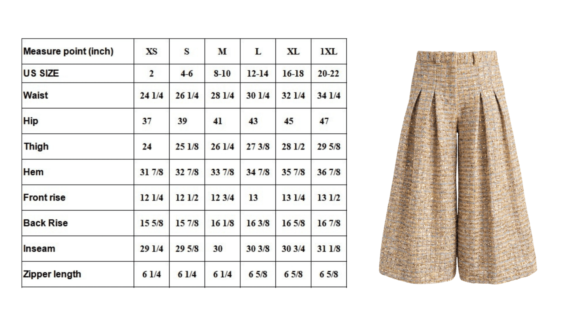 The Claire Metallic Tweed Pleated Trouser,Clothing, Sassy Jones,