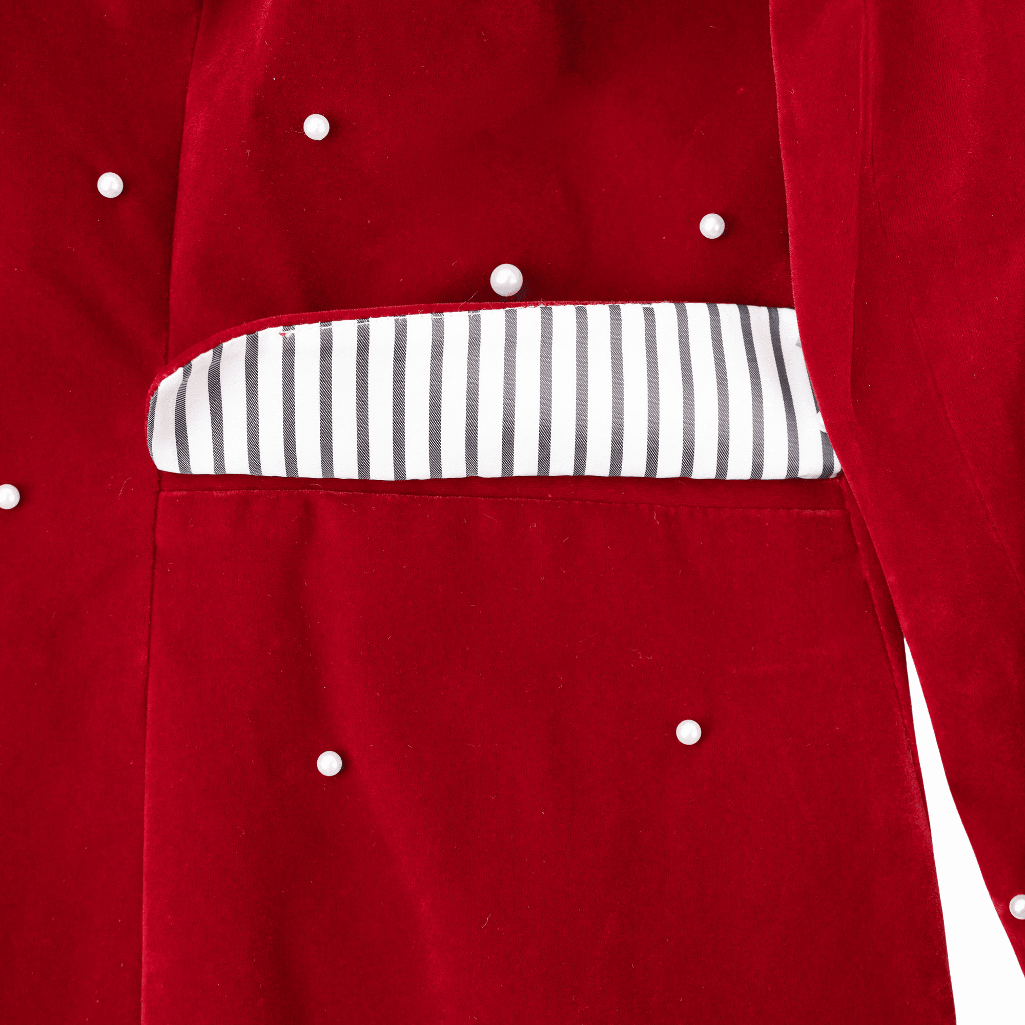 The Fiorella Blazer - Red Velvet Pearl,Clothing, Sassy Jones,