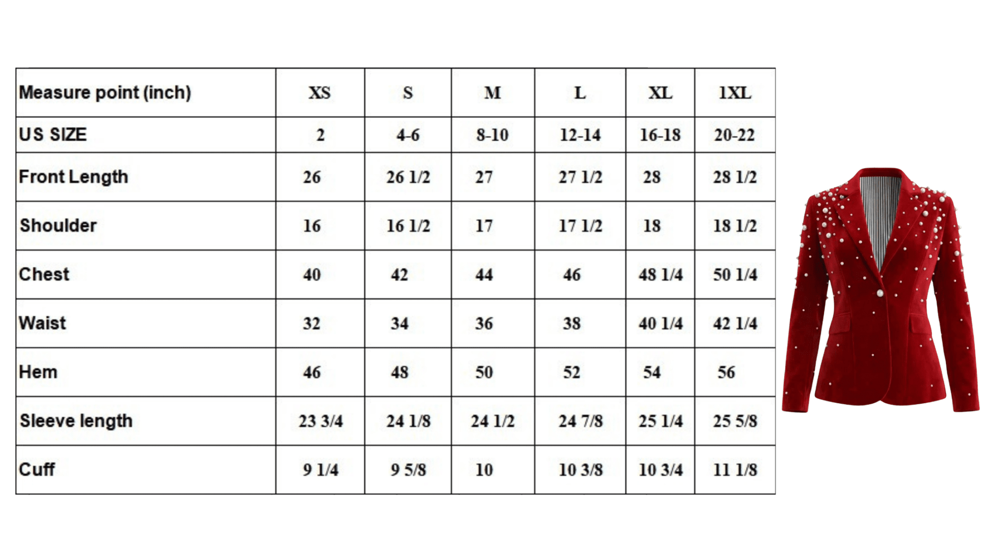 The Fiorella Blazer - Red Velvet Pearl,Clothing, Sassy Jones,