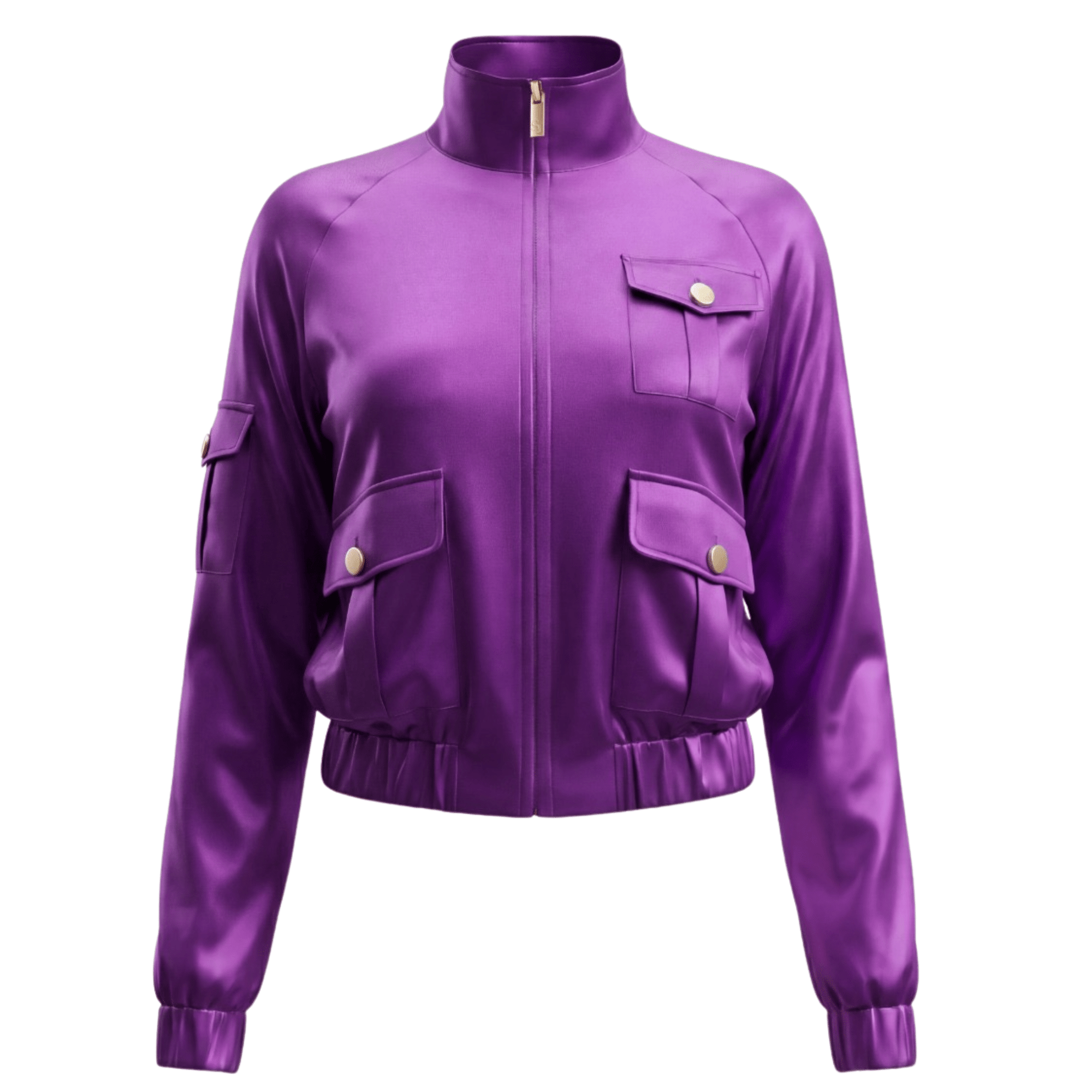 The Flo Signature Silk Jogger Jacket,Clothing, Sassy Jones,